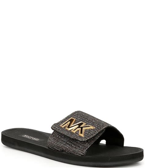 michael kors bo slides|michael kors slides size 11.